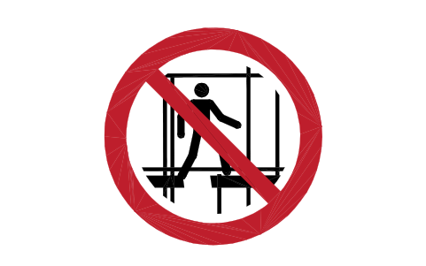 Preview of the P025 No incomplete scaffold symbol, block SGN_P025_NO_INCOMPLETE_SCAFFOLD