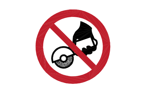 Preview of the P034 No hand-held grinder symbol, block SGN_P034_NO_HAND_HELD_GRINDER