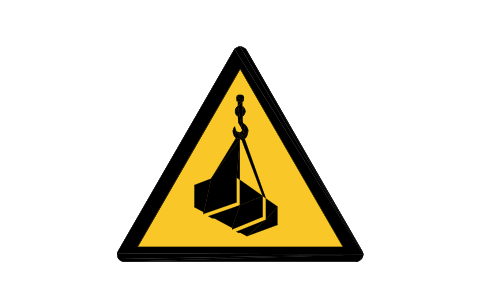 Preview of the W015 Overhead load symbol, block SGN_W015_OVERHEAD_LOAD