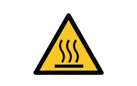 Preview of the W017 Hot surface symbol, block SGN_W017_HOT_SURFACE
