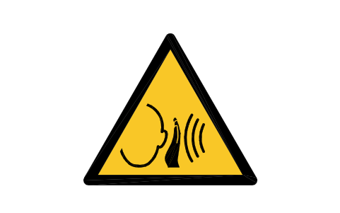 Anteprima del simbolo W038 Rumore improvviso, blocco SGN_W038_SUDDEN_LOUD_NOISE