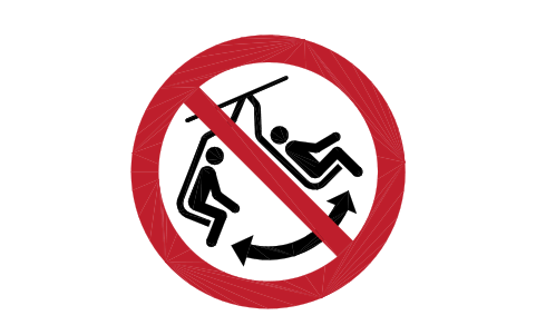 Anteprima del simbolo P038 Non dondolare il seggiolino, blocco SGN_P038_DO_NOT_SWING_THE_CHAIR