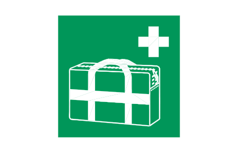 Anteprima del simbolo E027 Borsa medica di emergenza, blocco SGN_E027_MEDICAL_GRAB_BAG