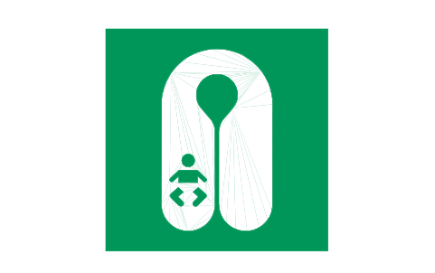 Anteprima del simbolo E046 Giubbotto per neonati, blocco SGN_E046_INFANT_S_LIFEJACKET