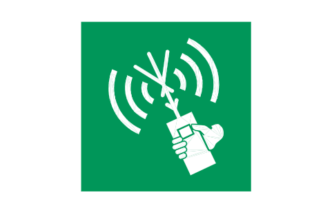 Anteprima del simbolo E051 Radio VHF bidirezionale, blocco SGN_E051_TWO_WAY_VHF_RADIO