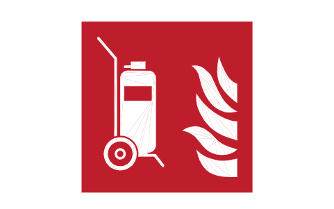Anteprima del simbolo F009 Estintore carrellato, blocco SGN_F009_WHEELED_EXTINGUISHER