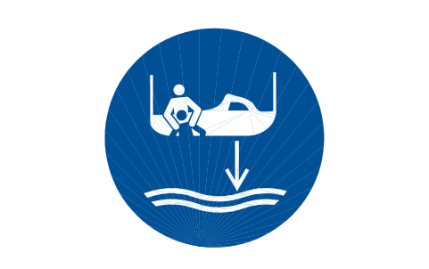 Anteprima del simbolo M041 Calare il battello, blocco SGN_M041_LOWER_RESCUE_BOAT