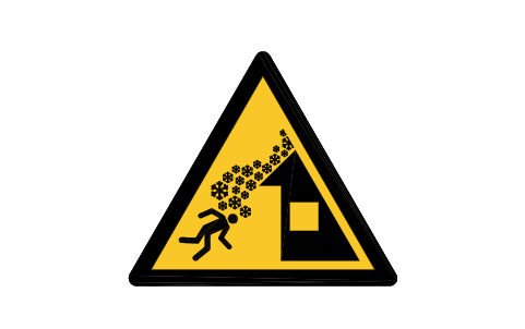 Preview of the W040 Roof avalanche symbol, block SGN_W040_ROOF_AVALANCHE