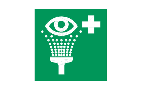 Preview of the E011 Eyewash station symbol, block SGN_E011_EYEWASH_STATION