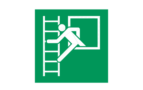 Preview of the E016 Emergency window, ladder symbol, block SGN_E016_EMERGENCY_WINDOW_LADDER