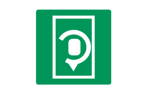 Preview of the E019 Turn clockwise to open symbol, block SGN_E019_TURN_CLOCKWISE_TO_OPEN