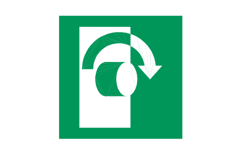 Preview of the E019 Turn clockwise to open symbol, block SGN_E019_TURN_CLOCKWISE_TO_OPEN
