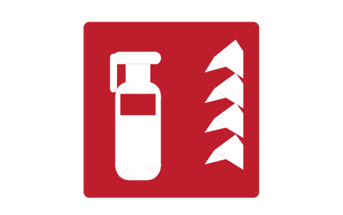Preview of the F001 Fire extinguisher symbol, block SGN_F001_FIRE_EXTINGUISHER