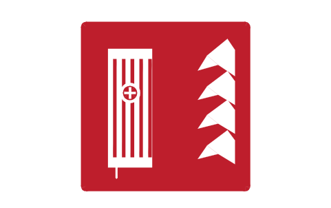 Preview of the F002 Fire hose reel symbol, block SGN_F002_FIRE_HOSE_REEL
