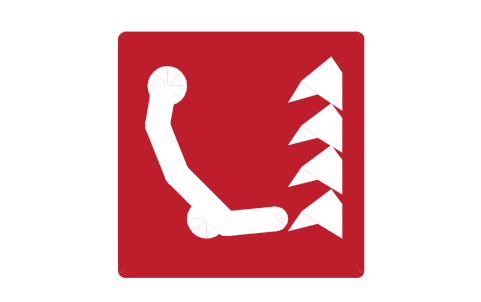 Preview of the F006 Fire emergency telephone symbol, block SGN_F006_FIRE_EMERGENCY_TELEPHONE