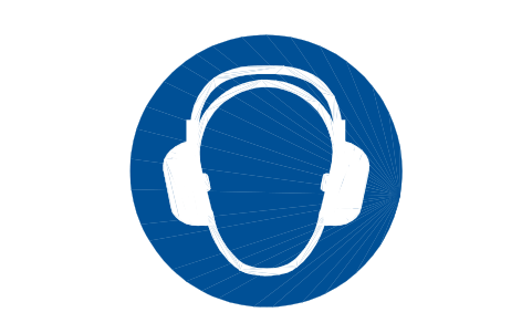 Preview of the M003 Wear ear protection symbol, block SGN_M003_WEAR_EAR_PROTECTION