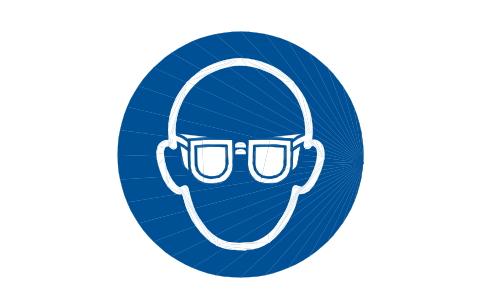Preview of the M004 Wear eye protection symbol, block SGN_M004_WEAR_EYE_PROTECTION