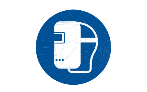 Preview of the M019 Wear a welding mask symbol, block SGN_M019_WEAR_A_WELDING_MASK