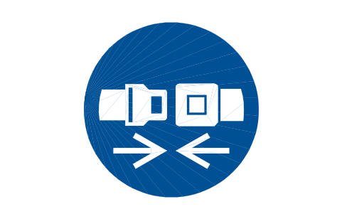 Preview of the M020 Wear safety belts symbol, block SGN_M020_WEAR_SAFETY_BELTS