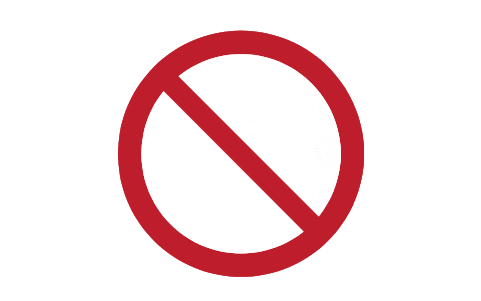 Preview of the P001 General prohibition symbol, block SGN_P001_GENERAL_PROHIBITION