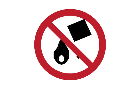 Preview of the P011 No water on fire symbol, block SGN_P011_NO_WATER_ON_FIRE