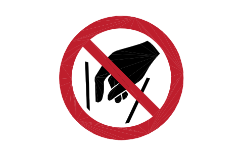 Preview of the P015 No reaching in symbol, block SGN_P015_NO_REACHING_IN