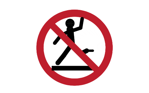 Preview of the P019 No stepping on surface symbol, block SGN_P019_NO_STEPPING_ON_SURFACE