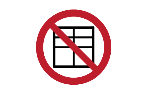 Preview of the P023 Do not obstruct symbol, block SGN_P023_DO_NOT_OBSTRUCT