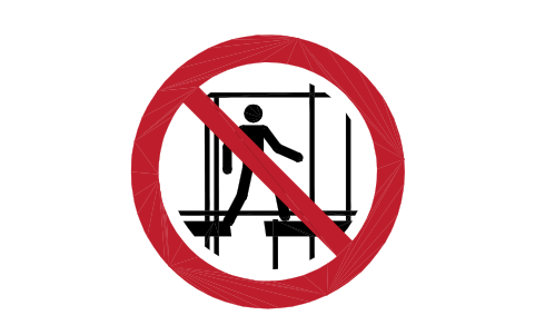 Preview of the P025 No incomplete scaffold symbol, block SGN_P025_NO_INCOMPLETE_SCAFFOLD