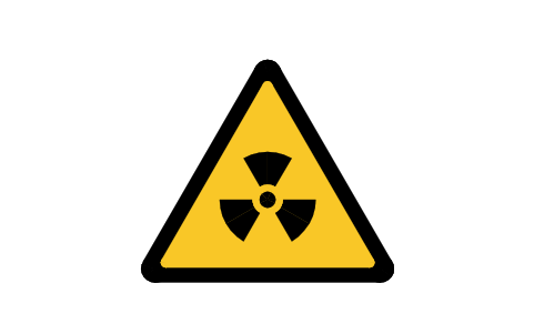 Preview of the W003 Radioactive material symbol, block SGN_W003_RADIOACTIVE_MATERIAL