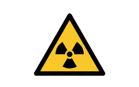 Preview of the W003 Radioactive material symbol, block SGN_W003_RADIOACTIVE_MATERIAL