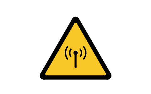 Preview of the W005 Non-ionizing radiation symbol, block SGN_W005_NON_IONIZING_RADIATION
