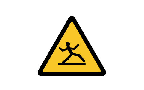 Preview of the W011 Slippery surface symbol, block SGN_W011_SLIPPERY_SURFACE