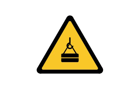 Preview of the W015 Overhead load symbol, block SGN_W015_OVERHEAD_LOAD
