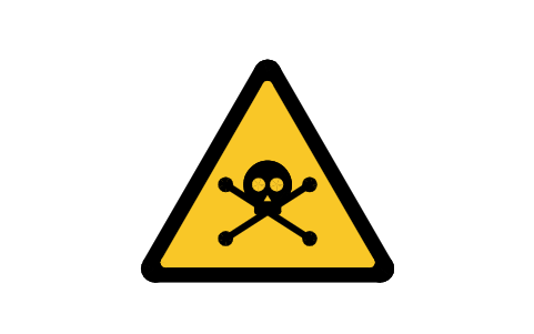 Preview of the W016 Toxic material symbol, block SGN_W016_TOXIC_MATERIAL