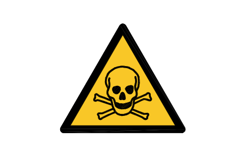 Preview of the W016 Toxic material symbol, block SGN_W016_TOXIC_MATERIAL