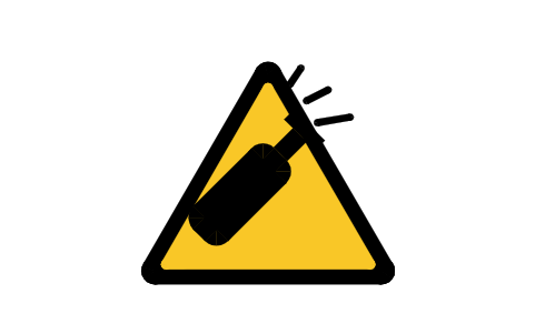 Preview of the W029 Pressurized cylinder symbol, block SGN_W029_PRESSURIZED_CYLINDER
