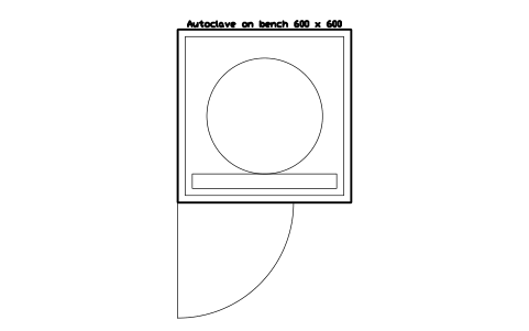 Vorschau des Symbols Autoclave on bench 600 x 600, Block SDV_DN_AUTOCLAVE