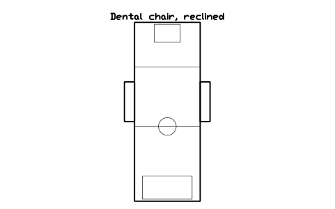 Vorschau des Symbols Dental chair, reclined, Block SDV_DN_CHAIR