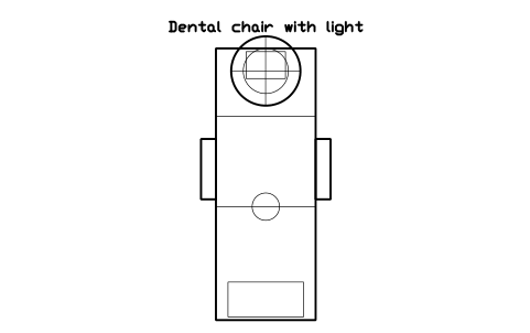 Vorschau des Symbols Dental chair with light, Block SDV_DN_CHAIR_LIGHT