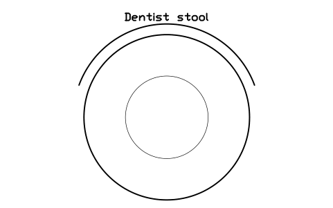 Vorschau des Symbols Dentist stool, Block SDV_DN_STOOL_DENTIST