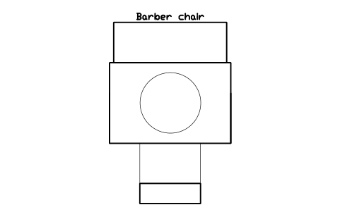 Vorschau des Symbols Barber chair, Block SDV_HS_BARBER_CHAIR