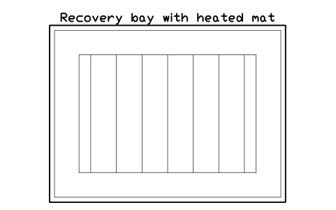 Vorschau des Symbols Recovery bay with heated mat, Block SDV_VT_RECOVERY_BAY