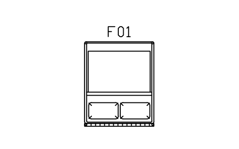 Preview of the Bed, queen, 1600 x 2000 symbol, block SCA_BED_160