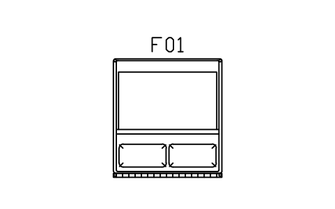 Preview of the Bed, king, 1800 x 2000 symbol, block SCA_BED_180