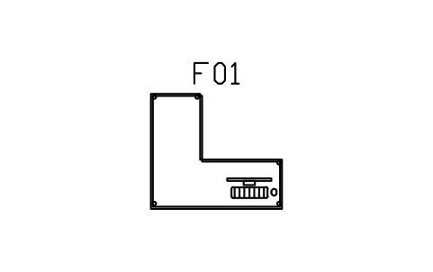 Preview of the Corner desk, L-shaped, 1600 x 1400 symbol, block SCA_DESK_L