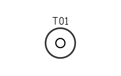 Preview of the Dining table, round, 1100 symbol, block SCA_DINING_ROUND_1100