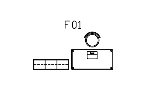 Preview of the Home office set, desk and shelf symbol, block SCA_SET_OFFICE