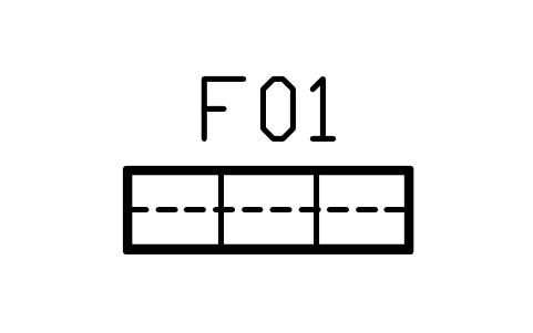 Preview of the Open shelf unit, 1200 x 350 symbol, block SCA_SHELF_1200
