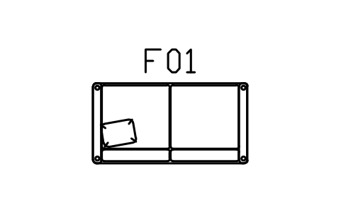 Preview of the Sofa, two seater, 1700 symbol, block SCA_SOFA_2